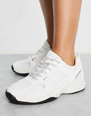 NA-KD chunky sneakers in white