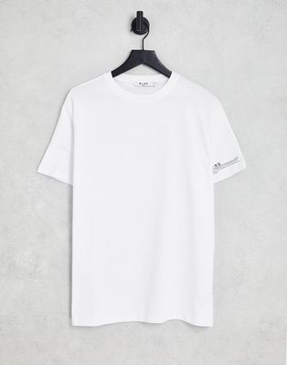 NA-KD cotton slogan t-shirt in white - WHITE