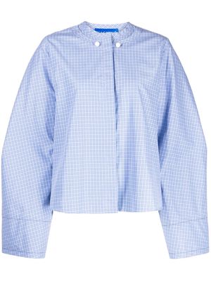 Nackiyé Breathtake plaid-check print shirt - Blue