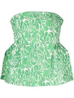Nackiyé Naked Skin floral-print blouse - Green