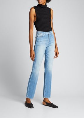 Nadia High-Rise Crop Straight Jeans