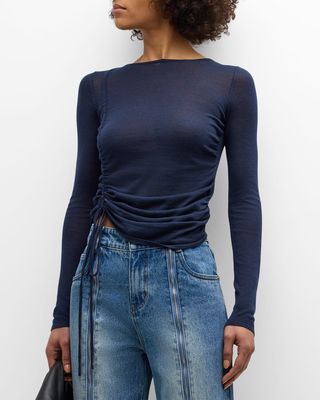 Nadine Knit Long-Sleeve Top