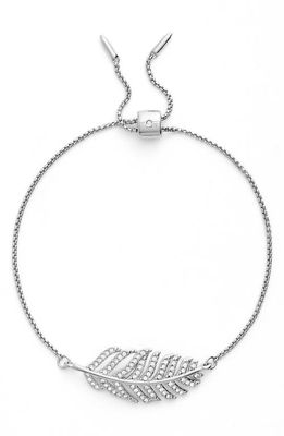 Nadri Feather Bracelet in Silver