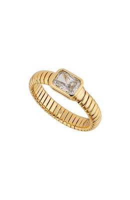 Nadri Omega Flex Ring in Gold