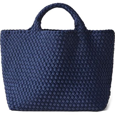 NAGHEDI Medium St. Barths Tote in Ink Blue 