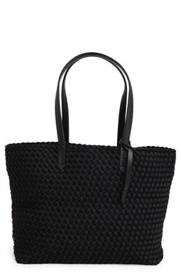 NAGHEDI Small Jet-Setter Water Resistant Tote in Onyx