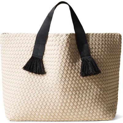 NAGHEDI Tulum Water Resistant Large Tote in Moon 