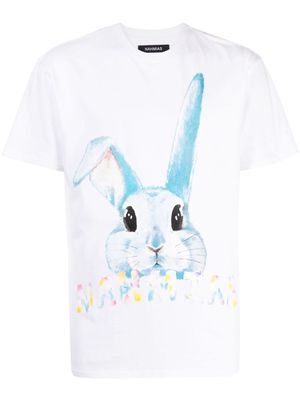 Nahmias Bunny graphic-print T-shirt - White