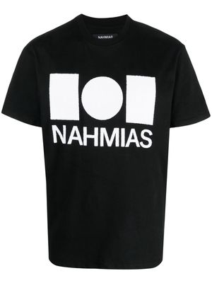 Nahmias Caviar logo-print cotton T-shirt - Black