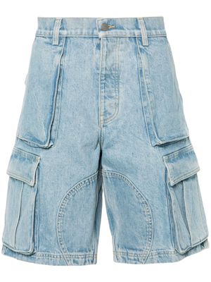 Nahmias denim cargo shorts - Blue