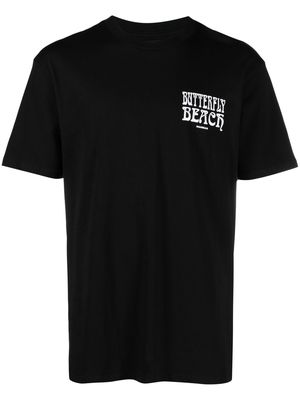 Nahmias graphic-print short-sleeved T-shirt - Black