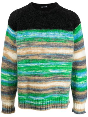 Nahmias intarsia-knit sweatshirt - Black