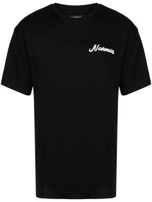 Nahmias Invitation logo-print cotton T-shirt - Black
