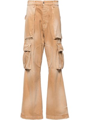 Nahmias multi-pocket cargo jeans - Brown