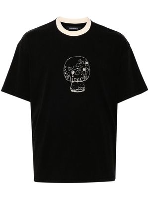 Nahmias mushroom motif t-shirt - Black