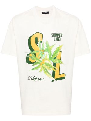Nahmias SL Hemp graphic-print T-shirt - White