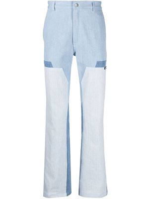 Nahmias straight-leg panelled jeans - Blue