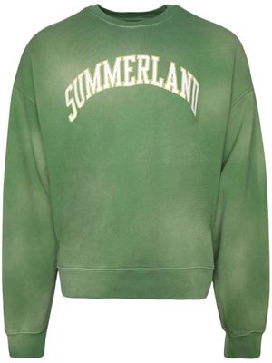 Nahmias Summerland Collegiate cotton sweatshirt - Green