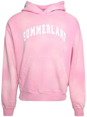 Nahmias Summerland cotton hoodie - Pink