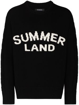 Nahmias Summerland intarsia jumper - Black