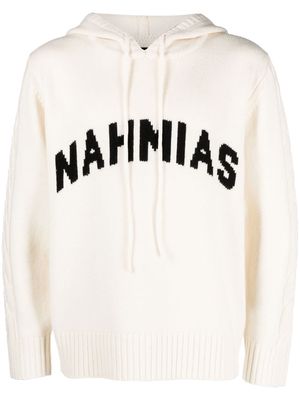 Nahmias Summerland knitted hoodie - SSAND - LANECARDATE
