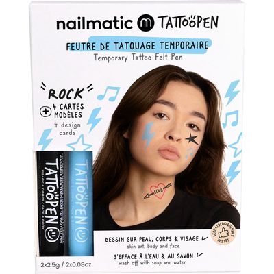 nailmatic TattooPen Rock Temporary Tattoo Felt Pen Kit in Multi 