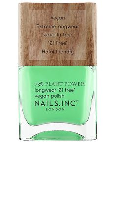 NAILS.INC Easy Being Green Plant Power Nail Polish in Beauty: NA.