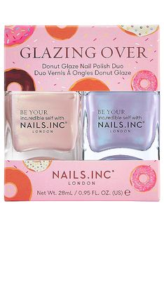 NAILS.INC Glazing Over Nail Polish Duo in Beauty: NA.