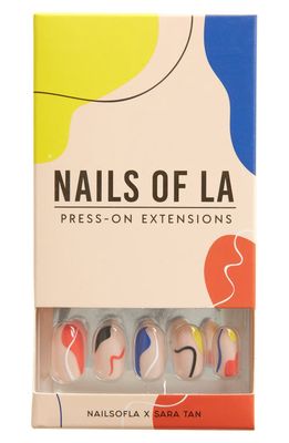 NAILS OF LA x Sarah Tan Press-On Nail Extension Kit in Sara Tan