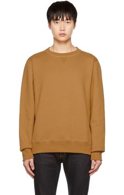 Naked & Famous Denim Brown Cotton Sweatshirt