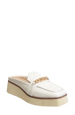 Naked Feet Elect Platform Loafer Mule in Chamois