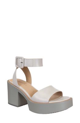 Naked Feet Iconoclast Ankle Strap Platform Sandal in Mist