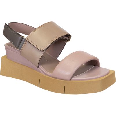 Naked Feet Paradox Slingback Wedge Sandal in Ecru