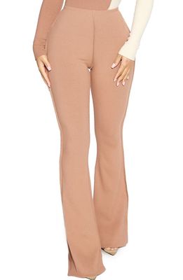 Naked Wardrobe Bootcut Pants in Coco