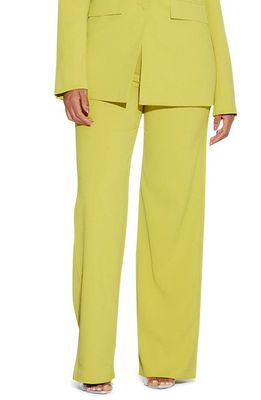 Naked Wardrobe Bossed Up Pants in Chartreuse