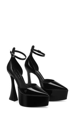 NAKED WOLFE Daria Platform Pump in Black