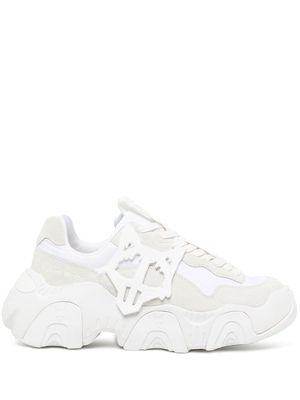 NAKED WOLFE Trigger Triple sneakers - White