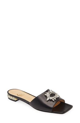 Nalebe Aurum Slide Sandal in Black 