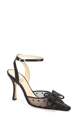 Nalebe Dimante Ankle Strap Pump in Black 