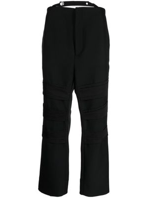 Namacheko concealed front-fastening trousers - Black