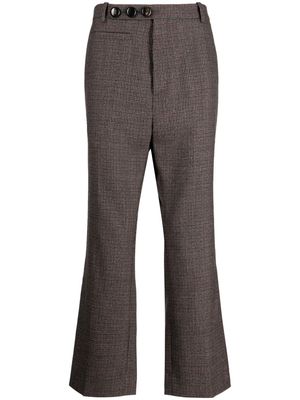 Namacheko houndstooth-pattern tailored trousers - Grey
