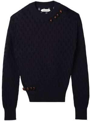 Namacheko Nissan crew-neck jumper - Black