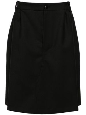 Namacheko Tidan layered twill shorts - Black