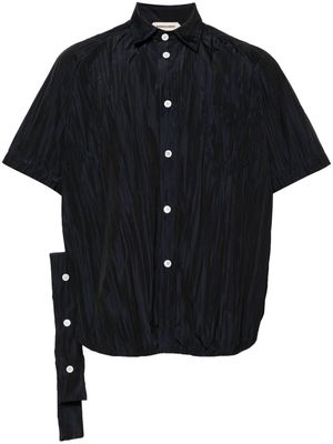 Namacheko Ven asymmetric plissé shirt - Blue