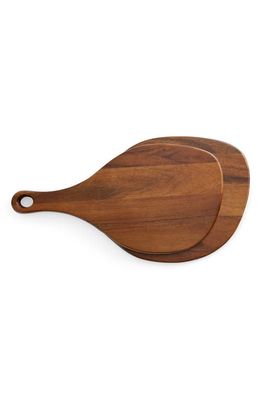 Nambé Portables Wood Cutting Board in Brown
