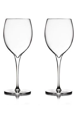 Nambé Vie Set of 2 Chardonnay Glasses in Clear