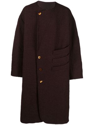 NAMESAKE double-breasted oversized coat - Neutrals