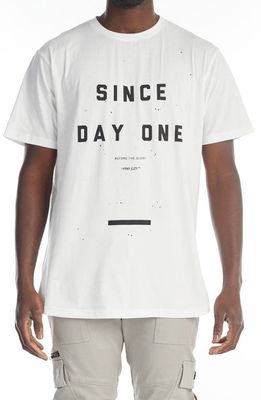 NANA JUDY Place Graphic Tee in Off White