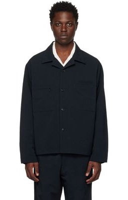 Nanamica Black Spread Collar Jacket