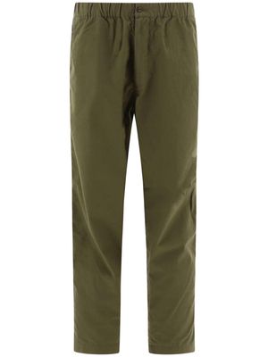 Nanamica elastic waist tailored trousers - Green